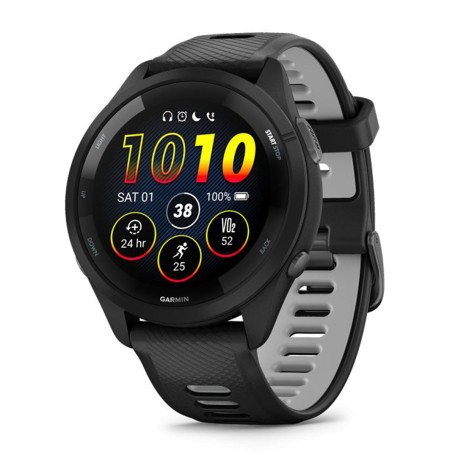 Garmin Forerunner 265 (010-02810-10) - Fekete-Szürke Gyártói Garancia