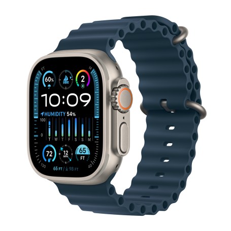 Apple Watch Ultra 2 49mm Cellular - Titánium-Ócean Szíj-Kék Gyártói garancia
