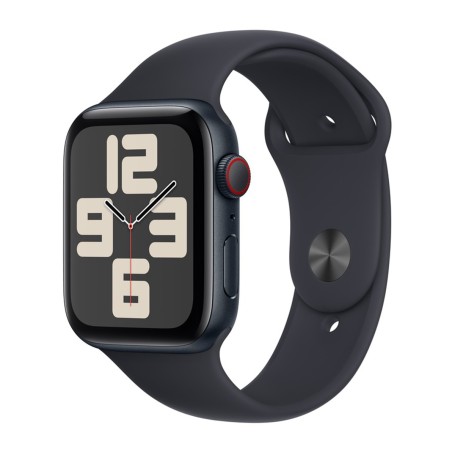 Apple Watch Series SE (2023) 44mm Cellular - Éjfekete-Éjfekete) (M/L Gyártói garancia