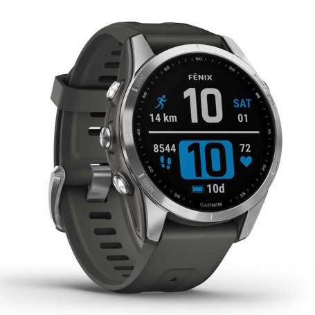 Garmin Fenix 7S (010-02539-01) - Ezüst-Grafitszürke