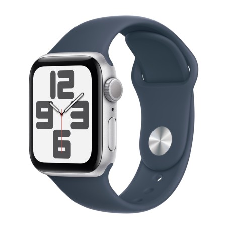 Apple Watch SE (2023) 40mm - Ezüst-Kék) (S/M