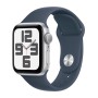 Apple Watch SE (2023) 40mm - Ezüst-Kék) (S/M