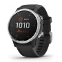 Garmin Fenix 6S Pro Solar (010-02409-00) - Ezüst-Fekete