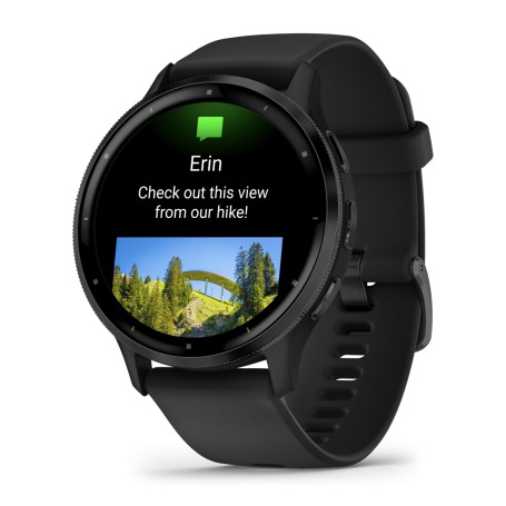 Garmin Venu 3 (010-02784-01) - Fekete-Fekete Gyártói Garancia