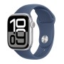 Apple Watch Series 10 42mm Cellular Sport - Ezüst-Kék) (S/M Gyártói garancia