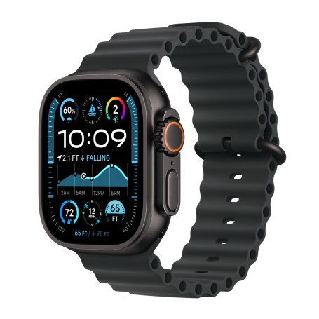 Apple Watch Ultra 2 49mm Cellular - Titánium Fekete-Fekete Óceán Szíj  Gyártói garancia