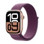 Apple Watch Series 10 42mm  Sport Loop - Rozé Arany-Bordó Gyártói garancia