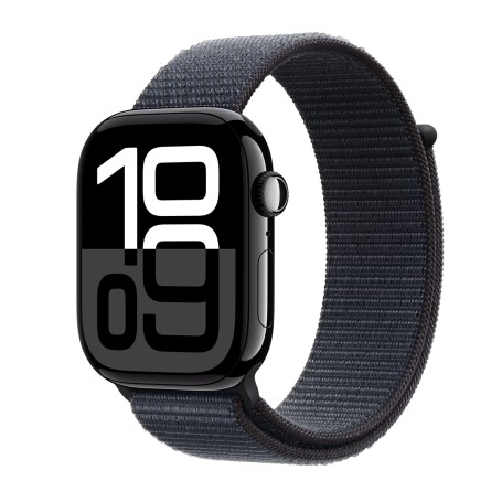 Apple Watch Series 10 46mm Sport Loop - Kozmosz Fekete-Kék Gyártói garancia