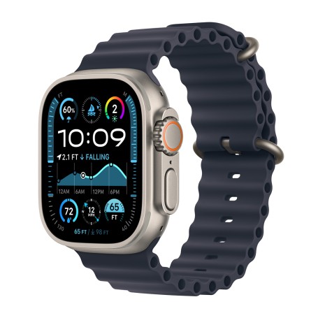 Apple Watch Ultra 2 49mm Cellular - Titánium-Sötétkék-Óceán Szíj  Gyártói garancia