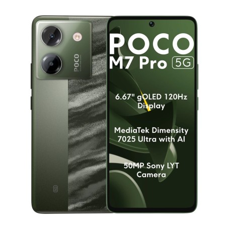 Xiaomi Poco M7 Pro DS 256GB (8GB RAM) - Zöld