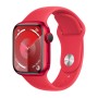 Apple Watch Series 9 41mm Cellular Sport - Piros-Piros) (M/L Gyártói garancia