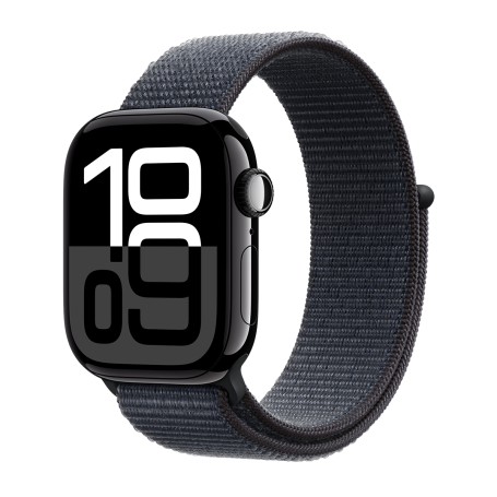Apple Watch Series 10 42mm  Sport Loop - Fekete-Kék Gyártói garancia