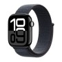 Apple Watch Series 10 42mm  Sport Loop - Fekete-Kék Gyártói garancia
