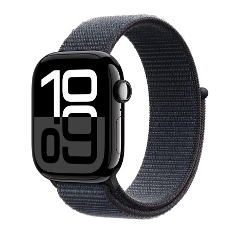 Apple Watch Series 10 42mm Cellular Sport Loop - Kozmosz Fekete-Kék Gyártói garancia