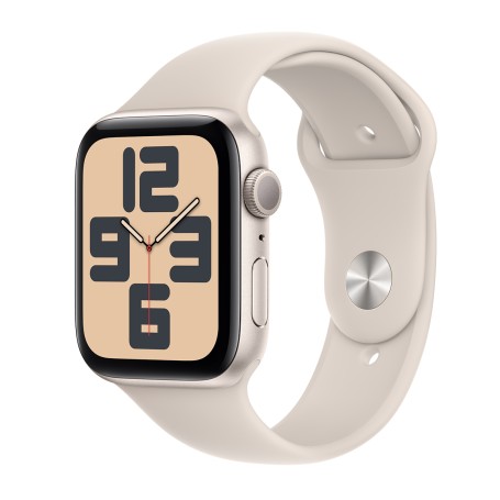 Apple Watch Series SE (2023) 44mm - Csillagfény-Csillagfény) (M/L Gyártói garancia