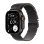 Apple Watch Ultra 3 49mm 5G - Fekete Titánium-Fekete Milánói Szíj)  (M Gyártói garancia