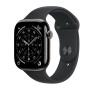Apple Watch Series 11 46mm Cellular Sport Titanium - Palaszürke-Fekete) (M/L Gyártói garancia