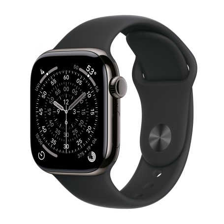 Apple Watch Series 11 42mm Cellular Sport Titanium - Palaszürke-Fekete) (S/M Gyártói garancia