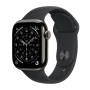 Apple Watch Series 11 42mm Cellular Sport Titanium - Palaszürke-Fekete) (S/M Gyártói garancia