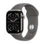 Apple Watch Series 11 46mm Cellular Sport Titanium - Natúr-Szürke) (M/L Gyártói garancia