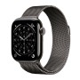 Apple Watch Series 11 46mm Cellular Sport Titanium - Palaszürke-Palaszürke Milánói Szíj Gyártói garancia