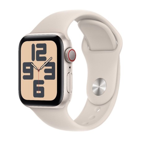 Apple Watch Series SE (2023) 40mm Cellular - Csillagfény-Csillagfény) (S/M Gyártói garancia