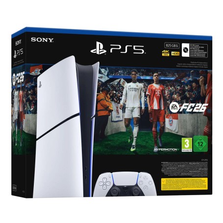 Sony Playstation 5 Digital Edition 825GB Slim White + EA Sports FC 26 - Fehér