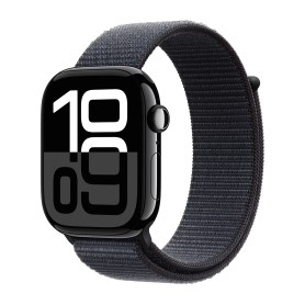 Apple Watch Series 10 46mm Cellular Sport Loop - Kozmosz Fekete-Kék Gyártói garancia