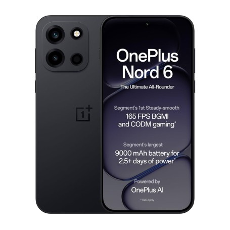OnePlus Nord 6 5G DS 512GB (12GB RAM) - Fekete