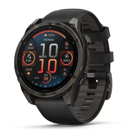Garmin Fenix 8 47mm (010-02904-00) - Szürke-Fekete