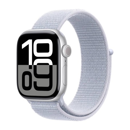 Apple Watch SE 2024 44mm Sport Loop - Ezüst-Kék Gyártói garancia