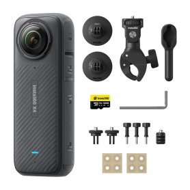 Insta360 X4 Motorcycle Bundle - Fekete