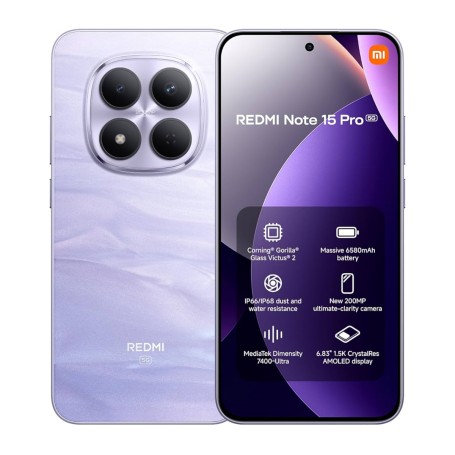 Xiaomi Redmi Note 15 Pro 5G DS 8GB (12GB RAM) - Lila
