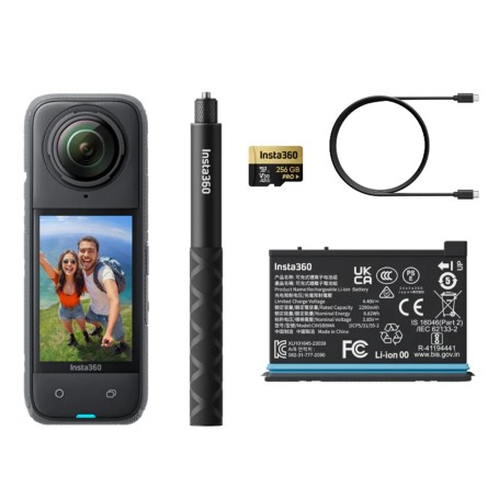 Insta360 X4 Adventure Bundle - Fekete