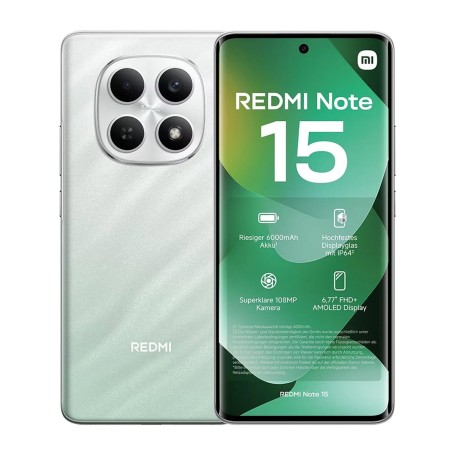 Xiaomi Redmi Note 15 5G DS 128GB (6GB RAM) - Zöld